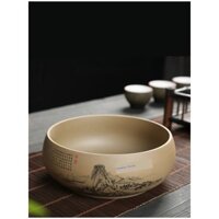 Coarse Pottery Tea Wash Household Tea Cup Washing Utensils Medium Kung Fu Tea Set Accessories Large