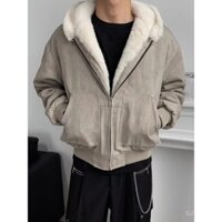 Coat with Cotton Cotton Clothing Cotton Coat89Men's Thick Short American Warm MY Winter