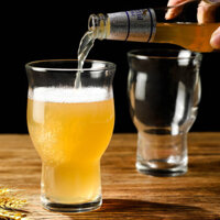 Cốc Bia Kích Thước Lớn Influencer Nước ép Cốc Hộ Gia Đình Thủ Công Bia Cốc Thanh Sáng Tạo Dung Tích Lớn Cốc