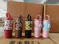 Cốc Bình Giữ Nhiệt Quai Xách Họa Tiết Dễ Thương ( THÙNG 50C )