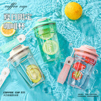 Cốc cà phê, bình nước cho trẻ em, cốc nhựa di động cho học sinh, thể thao ngoài trời, hình thức cao cấp, quà tặng mùa hè chống rơi, bán buôn