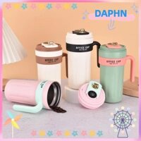 Cốc Cà Phê DAPHS, Cốc Nước Inox 650ml, Dây Di Động Đơn Giản Có Tay Cầm Uống Trực Tiếp Thông Minh Cốc Cách Nhiệt Học Sinh