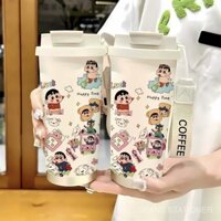 Cốc cà phê dễ thương cao cấp dung tích lớn cốc nước inox uống đôi cốc nước hoạt hình lạnh 530ml cốc ống hút trẻ em giá trị cao cốc nước học sinh cốc nước đi làm cốc giữ nhiệt cốc cầm tay cốc chống rơi cốc đi chơi cốc giữ nhiệt Xiaoxin cốc nước học sinh DB