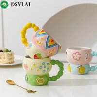 Cốc cà phê DSYLAI Dung tích lớn Cá tính cho trà Sữa sô cô la nóng