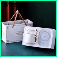 Cốc cà phê ESTRENAR, Cốc gốm 55 độ Đế lót ly, Quà tặng hàng hóa USB Máy sưởi điện Pad nước
