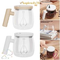 Cốc cà phê KOPIEWDX78, có nắp Cốc khuấy 400ml, Cốc thủy tinh tự di động có thể sạc lại