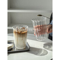 Cốc Chịu Nhiệt Hoa Bud Cup Cà Phê Latte Sữa Trà Nước Uống Lạnh Ly Đơn Giản Cao Cấp Cốc Nước