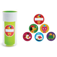 Cốc chống đổ giữ nhiệt kèm sticker Munchkin 266ml MK17407