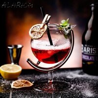 Cốc Cocktail ALARION, Cốc Rượu Cá Tính Sáng Tạo, Trang Trí Bầu Không Khí Trong Suốt Ly Ống Hút Cà Phê