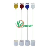 Cốc Cột Cờ Golf - Hố Cờ Golf Nhựa - Cột Cờ Thảm Golf Putting
