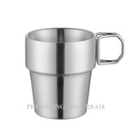 Cốc dã ngoại inox 304 có quai gập gọn chính hãng – PHƯỢT KING