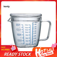 Cốc đo kT Tốt nghiệp có nắp cốc sữa đa năng thủy tinh cho gia đình