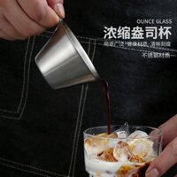 Cốc đo lường bằng thép không gỉ 100ml Espresso Cup Sawada Cup esp Thép không gỉ Khai thác Cup Ounce Cup