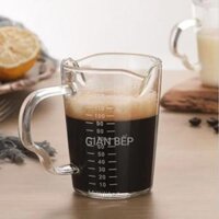Cốc Đong Cà Phê, Sữa Đo Lường 150ML Thủy Tinh Chịu Nhiệt Mini, Ca Rót 2 Đầu Miệng Có Vạch Chia Chuyên Dùng Pha Espressos – Nội thất gia dụng
