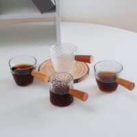 Cốc đong pha cà phê Espresso bằng thuỷ tinh