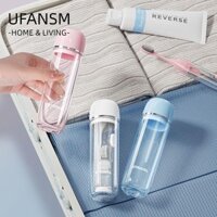 Cốc đựng bàn chải đánh răng UFASM, Cốc rửa du lịch đa chức năng di động, Hộp đựng bàn chải đánh răng ba trong một Xô bàn chải đánh răng