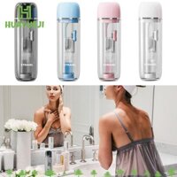 Cốc đựng bàn chải đánh răng HUAYUEJI, Cốc rửa du lịch di động đa chức năng, Quà tặng Hộp đựng bàn chải đánh răng ba trong một Xô bàn chải đánh răng
