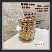 Cốc đựng bút full đá _phụ kiện nails độc lạ