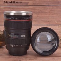 Cốc Đựng Cà Phê Bằng Thép Không Gỉ EF24-105mm Hình Ống Kính Máy Ảnh