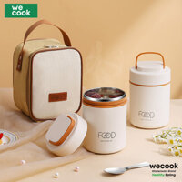 Cốc Đựng Canh, Bình Đựng Cháo Inox 304 Giữ Nhiệt 520ml, Chống Rò Rỉ Thế Hệ Mới Tặng Thìa Gấp Gọn Tiện Dụng | 249