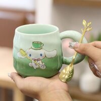 Cốc đựng chó Pacha dễ thương Cốc gốm sứ dung tích lớn Cốc đôi