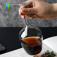 Cốc đựng rượu ngược NEXUSF, Cốc rượu ngược trong suốt dày, Thủy tinh Quà tặng ly rượu vang thân dài 400ML