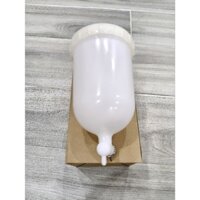 Cốc đựng sơn bằng nhựa, hàng tốt, cốc nhựa dùng cho súng sơn bình ngang ren 1/4"