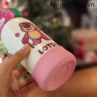 Cốc Gấu Silicon Mềm Giá Đỡ Cốc Đa Năng Trẻ Em Giữ Nhiệt Cốc Dâu Gấu Bóng Nhỏ Kính Silicone Cốc Chống Sốc