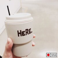 Cốc giữ nhiệt có nắp xoay HERE 320ml cao cấp tiện dụng - Hàng nội địa Nhật Bản.  - BE