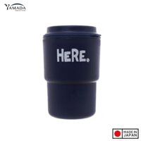 Cốc giữ nhiệt có nắp xoay HERE 320ml cao cấp tiện dụng - Hàng nội địa Nhật Bản.  - XANH NAVY