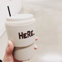 Cốc giữ nhiệt có nắp xoay HERE 320ml cao cấp tiện dụng - Hàng nội địa Nhật Bản.  - BE