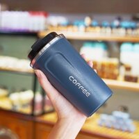 Cốc Giữ Nhiệt Coffe Holic 510ML - 2 Lớp Inox 304 Cao Cấp. Sản phẩm có ron chống tràn và giữ nhiệt thời gian lâu
