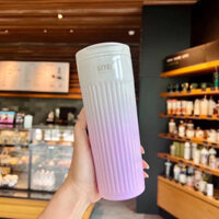 Cốc Giữ Nhiệt  Đa Sắc Có Ống  Hút INOX Kèm Cây Cọ Rửa ( TD1160 )