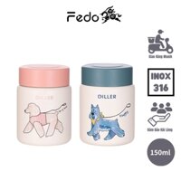 Cốc giữ nhiệt FEDO 150ml inox 316, cốc mini bỏ túi , cốc xách tay du lịch cao cấp