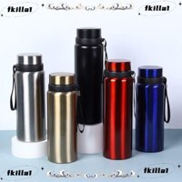 Cốc giữ nhiệt FKILA, có bình hút chân không bằng thép không gỉ 304, dung tích lớn di động Giữ lạnh / nóng Chai nước chống rò rỉ cà phê