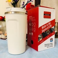 Cốc giữ nhiệt - INOX 304 không ghỉ - 510ml - Màu trắng