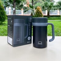 Cốc Giữ Nhiệt LocknLock 500ml LHC9002B Màu Đen Basic Table Mug