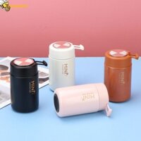 Cốc giữ nhiệt Mini ZENPULSE, Bình chân không cầm tay cách nhiệt hoa, Nồi giữ nhiệt di động Giữ lạnh và nhiệt Bình nước giữ nhiệt chống rò rỉ Súp Cháo