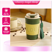 Cốc Giữ Nhiệt SNOOPY Chất Liệu Inox 304 Dung tích 500ML, Ly Giữ Nhiệt Có Sticker Và Quai Xách Siêu Hot/ có sỉ