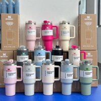 Cốc giữ nhiệt Stanley bằng inox 304 có tay cầm kiểu mới 40oz, giữ lạnh 12 giờ, giữ ấm 8 giờ