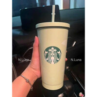 Cốc giữ nhiệt Starbuck 750ml màu xanh bơ siêu hot