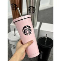 Cốc giữ nhiệt starbuck 750ml inox 304 kèm ống hút inox dễ dàng mang đi - LY GIỮ NHIỆT