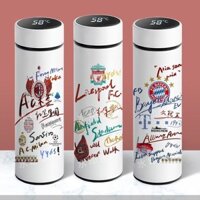 Cốc giữ nhiệt thông minh bóng đá acMilan Bayern Hồng Quân Cốc giữ nhiệt sinh viên cốc đựng dung tích lớn bằng thép không gỉ 304-ss22 3TMU
