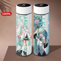 Cốc giữ nhiệt thông minh MIKU, cốc nước dung tích lớn, cốc nước bằng thép không gỉ với màn hình hiển thị nhiệt độ