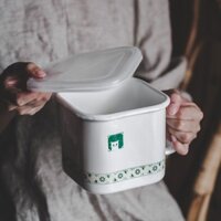 Cốc giữ nhiệt tráng MEN cao cấp phong cách nhật bản