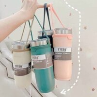 Cốc giữ nhiệt TuMi kèm quai xách siêu sportyyy Kỉ lục: giữ đá 12 tiếngGiữ lạnh 24 tiếng, giữ nóng 8 tiếng