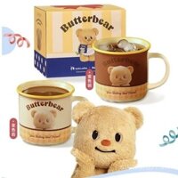 Cốc gốm đổi màu bơ hợp tác Luckin, cốc cách nhiệt, phiên bản giới hạn bán ra