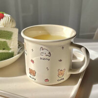 Cốc Gốm Hình Gấu Thỏ Dễ Thương 🧸🕊️