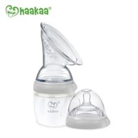 Cốc hứng sữa Silicone HaaKaa ❤️ Gen 3 160 ml ❤️ kèm núm ti chảy chậm ❤️ Quà tặng giá trị ❤️ Coc hung sua cao cấp