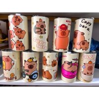 Cốc hút chân không CAPYBARA có bình giữ nhiệt bằng thép không gỉ 304, cốc uống nước trực tiếp Capybara 600ML di động để